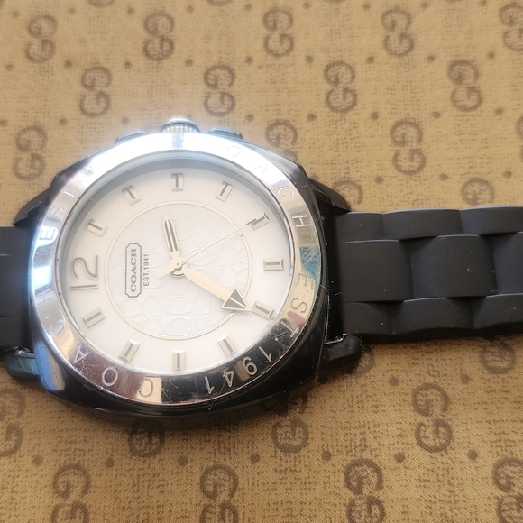 Coach Black and Silver Watch - Picture 1 of 10